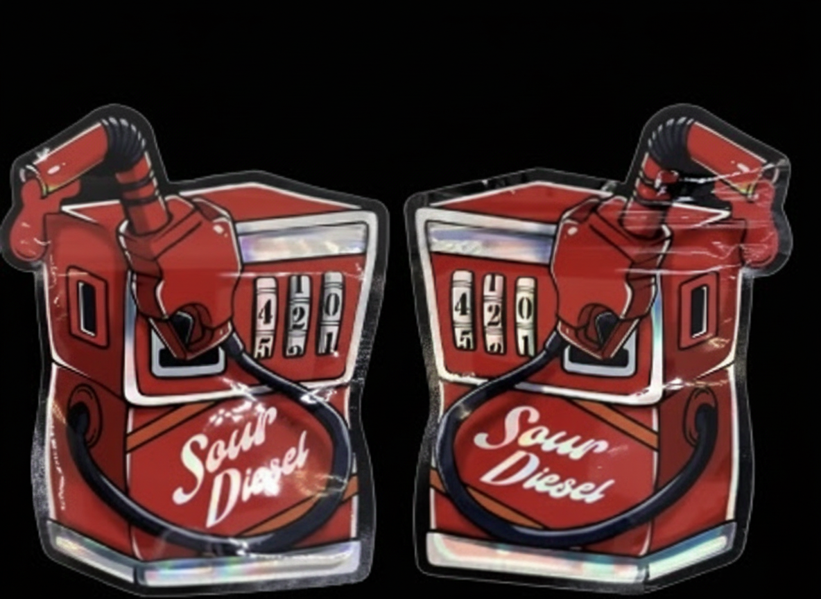 Premium 3.5 Sour Diesel mylar Bag